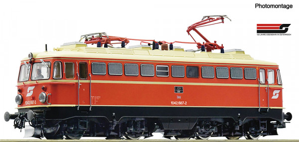 Roco 7510201 - ÖBB Ellok Reihe 1042 mit Eckfenster Ep.4, DCC + Sound