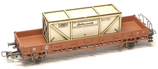 Loewe 2561 - Ladegut Überseekiste "SACHSENWERK" / HO, 70 mm