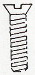 Weinert 2150 - Schraube M2,0X5mm DIN963,10Stk