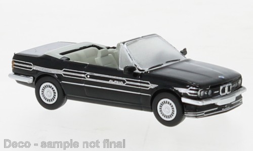 PCX870446 - BMW Alpina C2 2,7 Cabriolet schwarz, Dekor, 1986,