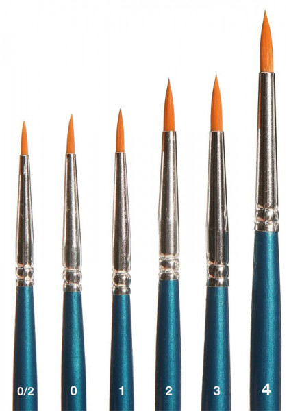 Faller 172151 - Set Pinsel, Rundpinsel, synthetisch