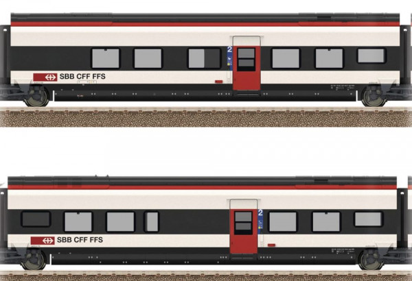 Trix 23281 - SBB Set Ergänung zum "Giruno" 2-teilig Ep.6, Set 1
