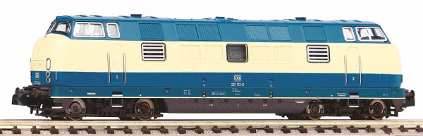 Piko 40513 - DB Diesellok BR 221 oceanblau/beige Ep.4, DCC + Sound