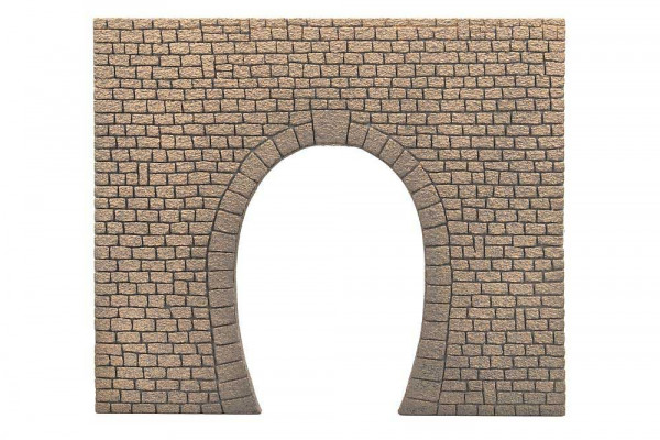 Faller 170865 - Dekorplatte Tunnelportal, 1-gleisig, Naturstein-Quader