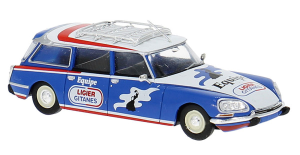 Brekina 14242 - Citroen DS Break "Ligier Gitanes", Teamfahrzeug Formel 1 (1976)
