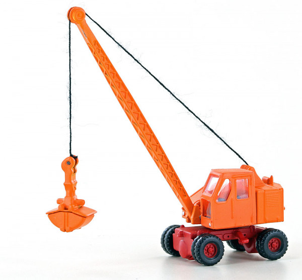 LC-Minis - LC4703 - Fuchs F 301 Bagger, Gittermast m. Schaufel, orange/rot