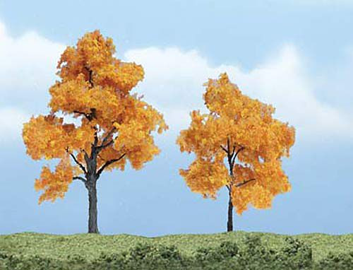 Woodland TR1604 - 2 Ahorn, herbstfarben, 7,5 cm u. 6 cm