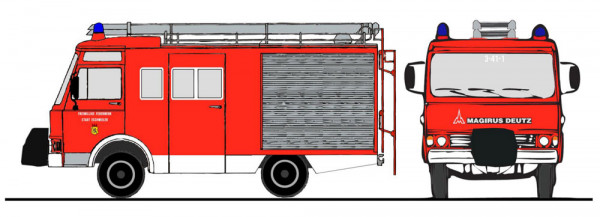 Loewe 4057 - Magirus Deutz "Zeta" 90 M 5 - LF 8, FW Eschweiler