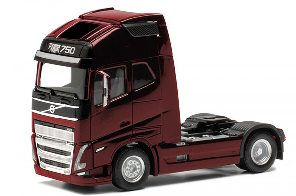 Herpa 313353-004 - Volvo FH16 GL XL 2020 Zugmaschine 2achs, weinrot