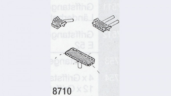 Weinert 8710 - Satz Aufstiegstritte f.Lokk.