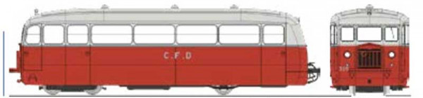REE VM-056 - CFD Triebwagen DE DION type ND 2 Scheinwerfer Charentes & Deux-Sevres