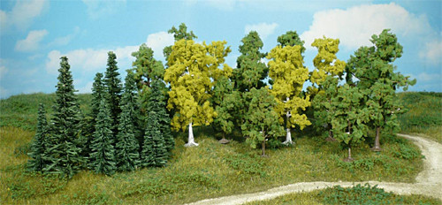 Heki 1230 - 26 Bäume und Tannen 5-11 cm Heki Miniwaldsortiment
