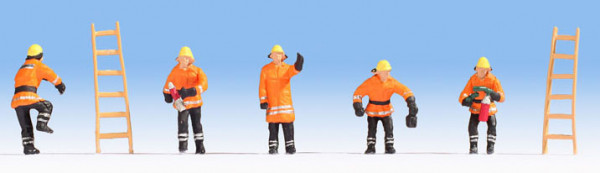 Noch 36022 - Feuerwehr (orange Schutzanzüge)