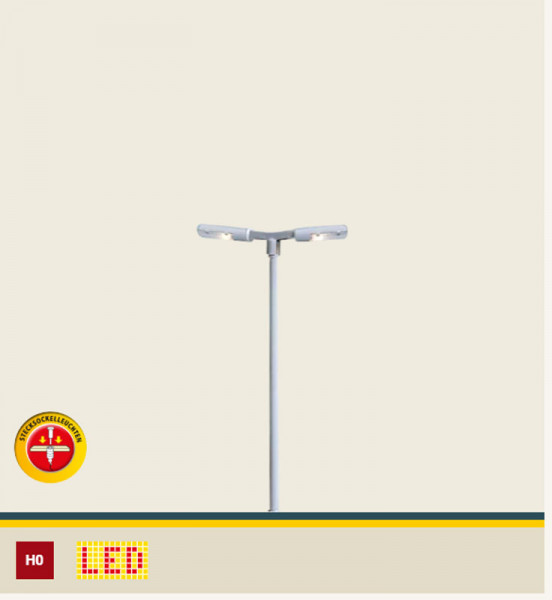 Brawa 84059 - H0 LED-Bahnsteigleuchte doppe