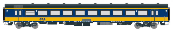 Exacttrain 11103 - NS ICRm Reisezugwagen Bf( Neue farbe Gelb / Blau) Epoche V
