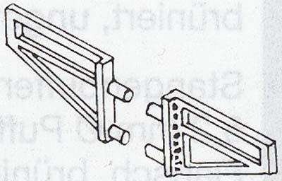 Weinert 8557 - Umlaufabstützungen BR 55 2St