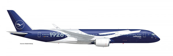 Herpa 614924 - Lufthansa Airbus A350-900 "100 Jahre"
