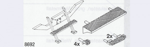 Weinert 8692 - Trittebaum BR 86 1St