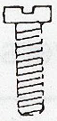 Weinert 2132 - Schraube M1,2x3mm DIN84,10Stck
