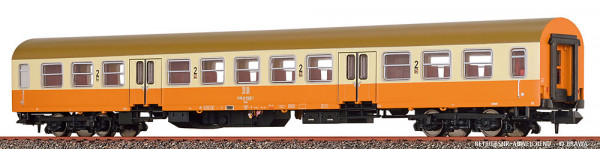 Brawa 65151 - DR Personenwagen 2.Klasse Bmhe Ep.4, Städteexpress-Lackierung