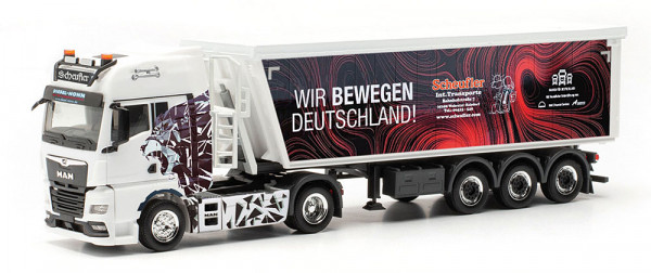 Herpa 317153 - MAN TGX GX Stöffelliner-Sattelzug "Scheufler / Wir bewegen Deutschland"
