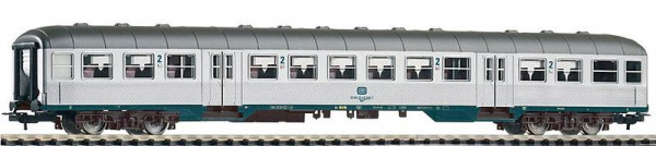 Piko 57654 - DB Nahverkehrswagen "Silberling" 2.Kl Bnb 719, mit blauem Fahrrahmen Ep.4, exact 1:87