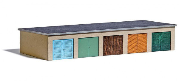 Busch 1648 - Garagenkomplex, Bausatz