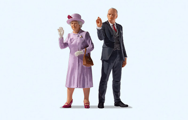 Preiser 28283 - Queen Elizabeth II & Prince Philip