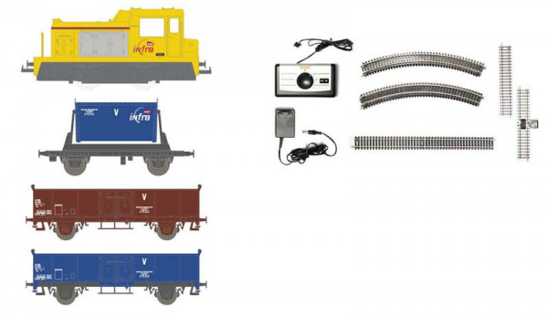 Jouef HJ1062 - SNCF Start Set Infra mit 2-achsiger Diesellok und 3 Wagen