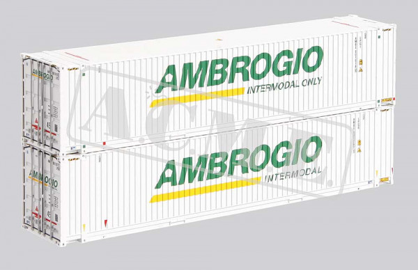 ACME 95075 - PRIV, Ep.6 2 Wechselbehälter 45 ft, Ambrogia PRIV