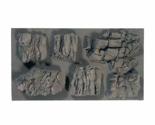 Noch 58452 - StrukturFelsstücke Sandstein 6 Stück