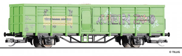 Tillig 14901 - START offener Güterwagen Fbs "Mein Zoo", mit Heuballenladung