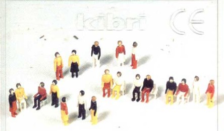 Kibri 37492 -Figuren sitzend und stehend