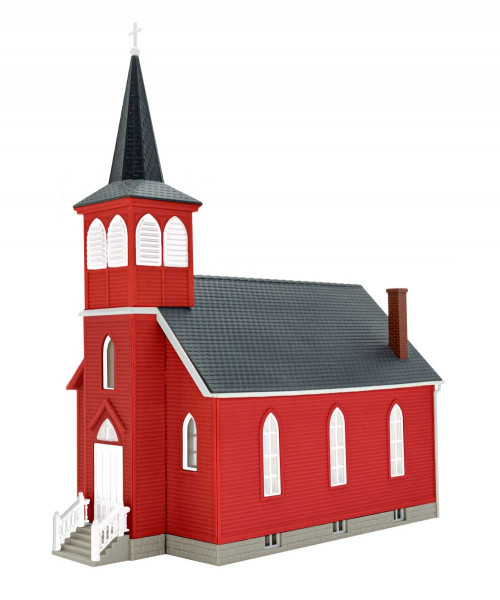 Kibri 38845 - H0 Landkirche mit LED-Beleuchtung