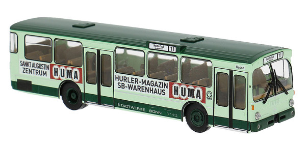 Brekina 50812 - MB O305 "HUMA" aus Bonn in moderner Farbgebung