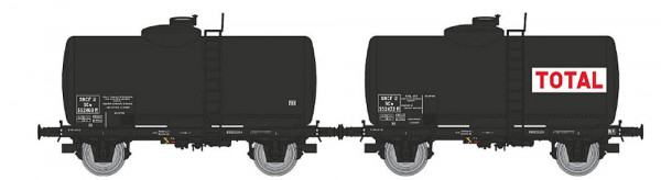 REE WB-874 - SNCF Set 2-teilig Kesselwagen 2-achsig Ep. 3, "Total"