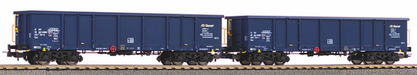 Piko 58239 - Axbenet Set offene Güterwagen Eaos 2-teilig Ep.6, mit Sandladung