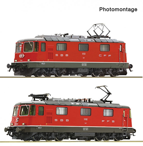 Roco 7520127 - SBB Set 2-teilig Elektrolokomotiven Re4/4 II rot Ep. 5-6, AC-digital + Sound