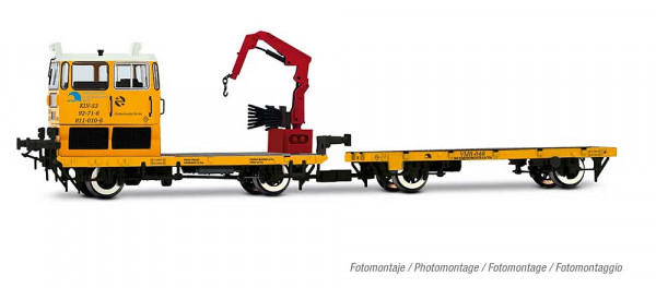 Electrotren HE2010S - RENFE, Rottenkraftwagen KLV 53 „Mantenimiento de Infraestructura“, gelber Farb