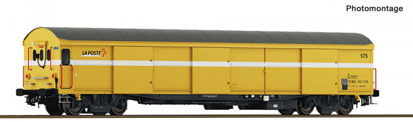 Roco 6600244 - EINSTELLER Postwagen Post gelb DC + Schlusslicht E6