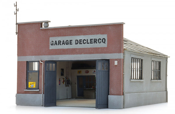 Artitec 10.475 - Belgische Garage mit Innenausstattung