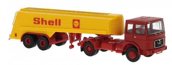 Brekina 78165 - MAN F7 Tanksattelzug "Shell"