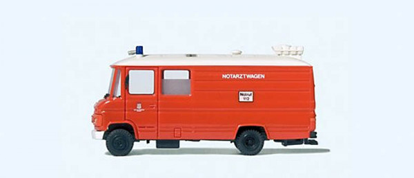 Preiser 35028 - MB L 613 D Notarztwagen der Feuerwehr