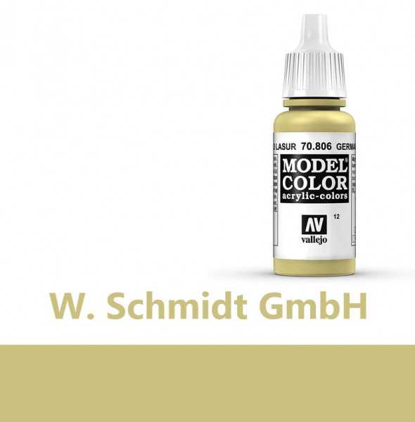 Vallejo 770806 - Model Color Farbe Lasur-Gelb, Matt, 17 ml