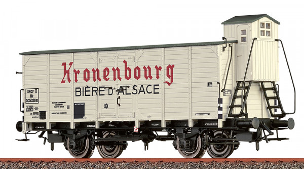 Brawa 50994 - SNCF Bierkühlwagen mit Bremserhaus Ep.3, "Kronenbourg"