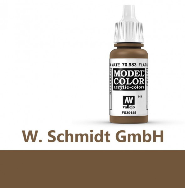 Vallejo 770983 - Model Color Farbe Terrabraun, hell, Matt, 17 ml