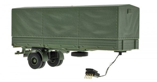 Viessmann 8221 - Planensattelauflieger 1-achsig, Militär, Funktionsmodell