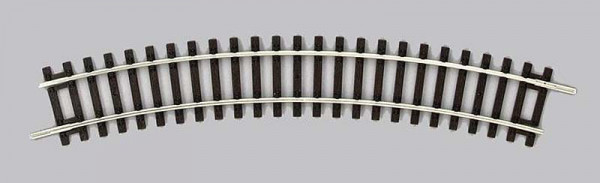 Piko 55211 - A-Gleis Bogen R1, r = 360 mm/30 12 Stck./Kreis, ohne Bettung