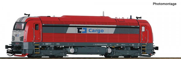 Roco 7390036 - Diesellok Rh 753.6 CD Cargo DC-Snd.