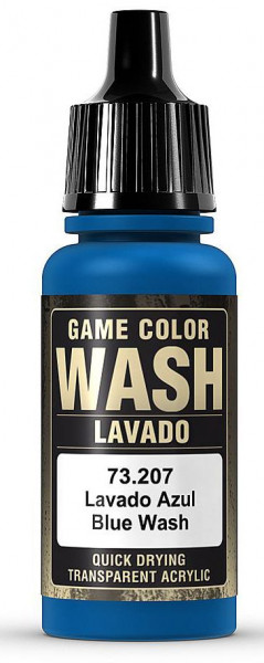 Vallejo 773207 - Wash-Color Farbe , Blue Wash, 17 ml